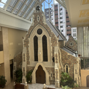 独立型の教会がホテル内にあり、全天候型となっています。|774068さんのホテルモントレ京都の写真(2552065)