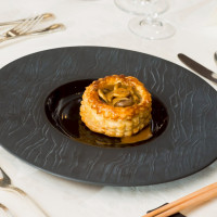 鮑と茸のパイ包