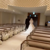 挙式の退場のとき