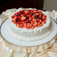 一番シンプルなウェディングケーキ