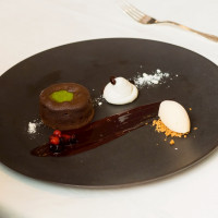 デザート　抹茶フォンダンショコラ