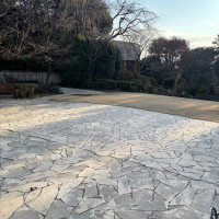 お庭が広いです