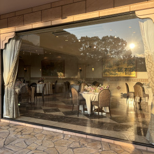 ガラス張りです|774095さんのQ.E.D.CLUB（キューイーディークラブ）の写真(2559405)