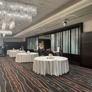 披露宴会場です