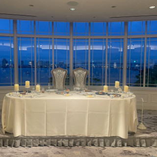 全体的に海やレインボーブリッジ、フジテレビが一望できました。