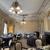 上品な空間の披露宴会場です。