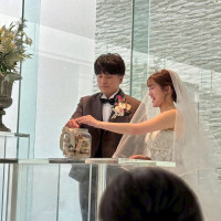 最後は自分たちでジェンガを入れて完成