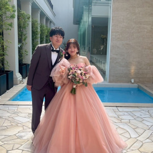 ガーデンで撮影会|774157さんのアクアテラス迎賓館（大津）/テイクアンドギヴ・ニーズウェディングの写真(2552425)