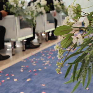 退場後のチャペル|774157さんのアクアテラス迎賓館（大津）/テイクアンドギヴ・ニーズウェディングの写真(2552490)