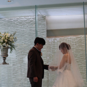 指輪交換|774157さんのアクアテラス迎賓館（大津）/テイクアンドギヴ・ニーズウェディングの写真(2552409)