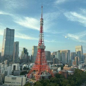 披露宴会場から見た東京タワーです|774217さんのザ・プリンス パークタワー東京の写真(2552741)
