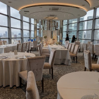 チャペルの下の階の披露宴会場