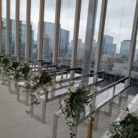 ビル群が見えます