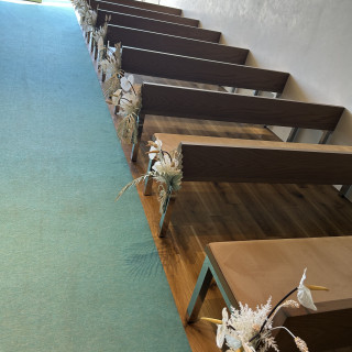 挙式会場の雰囲気です