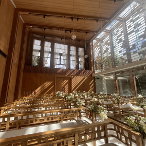 自然光の入り方が綺麗です|774232さんのアーセンティア迎賓館(高崎)/テイクアンドギヴ・ニーズウェディングの写真(2555125)