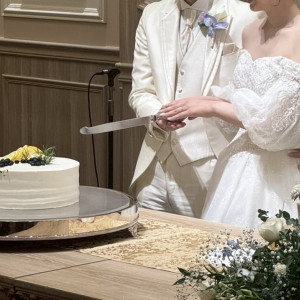 ケーキカット|774272さんのアニヴェルセル 長野の写真(2553216)