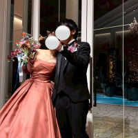 お色直し後のガーデン撮影