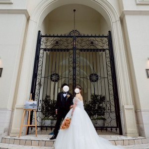 外観での撮影|774302さんのベイサイド迎賓館(神戸)/テイクアンドギヴ・ニーズウェディングの写真(2553406)