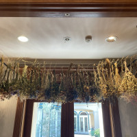 ドライフラワーが所々にあり、とても綺麗なロビーです。