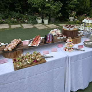 デザートビュッフェはゲストから可愛すぎると絶賛！