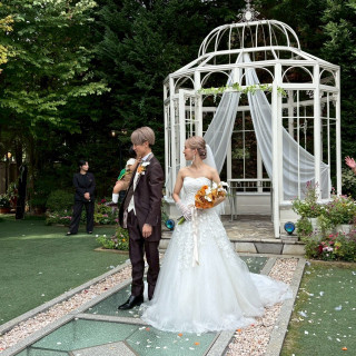 ガーデンでの写真は室内より映えました！