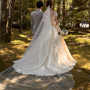 ガーデンでのスナップ写真撮影|774325さんの旧軽井沢礼拝堂 旧軽井沢ホテル音羽ノ森の写真(2553626)