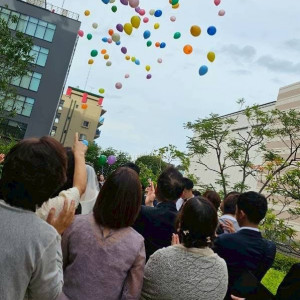 バルーンリリース|774327さんのホテルオークラ福岡の写真(2553666)