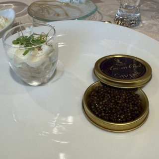 最初に料理で出てきたキャビア