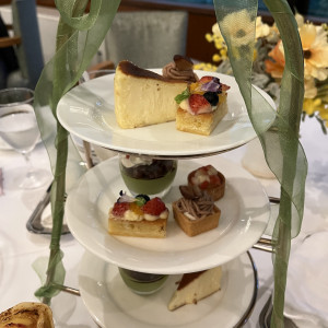 スイーツがとても美味しかった。クレープのえんしゅつも素敵だっ|774368さんのTHE NIDOM RESORT WEDDING  ニドムリゾートウエディングの写真(2553887)