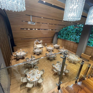 6階の入り口から見た披露宴会場