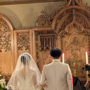 牧師さんのお話聞いてる|774387さんのマリエール山手(Marriyell YAMATE)の写真(2553974)