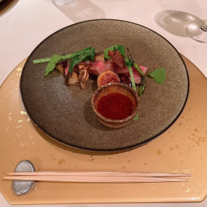 とても柔らかくて美味しいお肉料理でした。|774433さんのザヒルトップテラス奈良の写真(2554571)