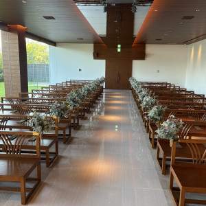 ナチュラルな雰囲気のチャペルです。|774443さんのグランドプリンスホテル広島の写真(2554447)