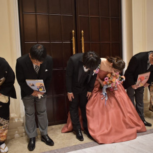 退場|774445さんのベイサイド迎賓館（神戸）/テイクアンドギヴ・ニーズウェディングの写真(2554682)