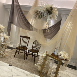 ウェルカムスペース、好きなように飾って良いそうです|774452さんのハーバーパークアヴェニュー ブレストンの写真(2554521)