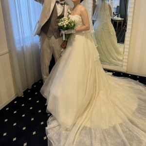 ドレスサロンでレンタルしたタキシードとウエディングドレス|774485さんのホテルフランクスの写真(2560212)