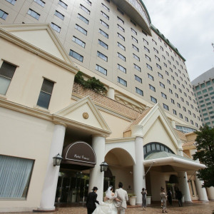 挙式から披露宴会場への移動|774485さんのホテルフランクスの写真(2560207)