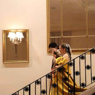 お色直し入場です