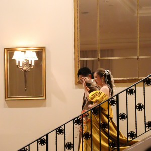 お色直し入場です|774500さんのガーデンヒルズ迎賓館（大宮）/テイクアンドギヴ・ニーズウェディングの写真(2558383)