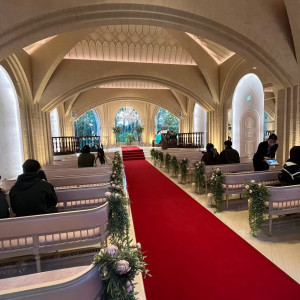 バージンロードです。|774505さんのアルタビスタガーデンの写真(2554871)