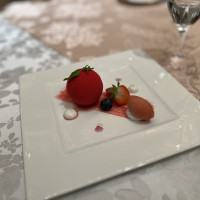 洋食のデザート。
