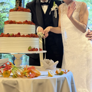 ウェディングケーキ|774565さんのTHE SODOH HIGASHIYAMA KYOTO(ザ ソウドウ 東山 京都)の写真(2555029)