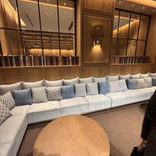 地下の披露宴会場