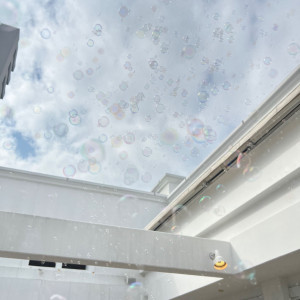 シャボン玉はとても映えました|774682さんのアールベルアンジェ名古屋の写真(2555298)