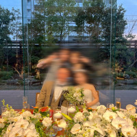 装花がとても綺麗でした