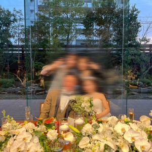 装花がとても綺麗でした|774706さんの岡山モノリスの写真(2624055)