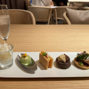 見学時の試食のお料理です。|774728さんのuneの写真(2555611)