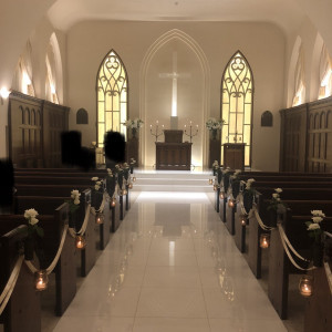 チャペル内部|774734さんの南青山ル・アンジェ教会の写真(2555632)