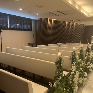 チャペル左側には窓がありました。
ほとんど開けることはないそ