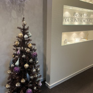 披露宴会場前にツリーがありました。